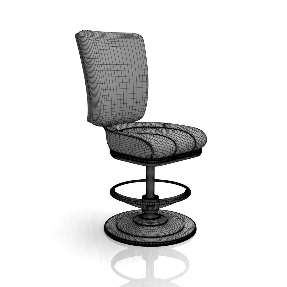 Neptune Bar Stool 3D model_12