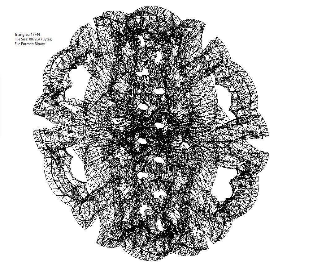 Double sided arabian pattern pendants with moucharabieh motifs 3D print model_25