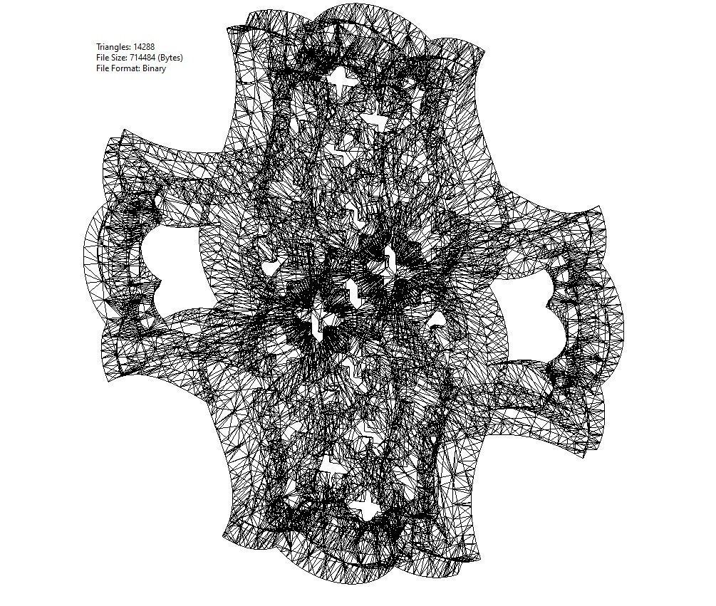 Double sided arabian pattern pendants with moucharabieh motifs 3D print model_23