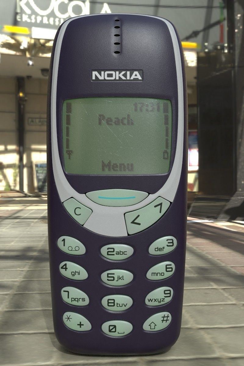 Nokia 3310 with 3 color combination 3D Model Collection_7