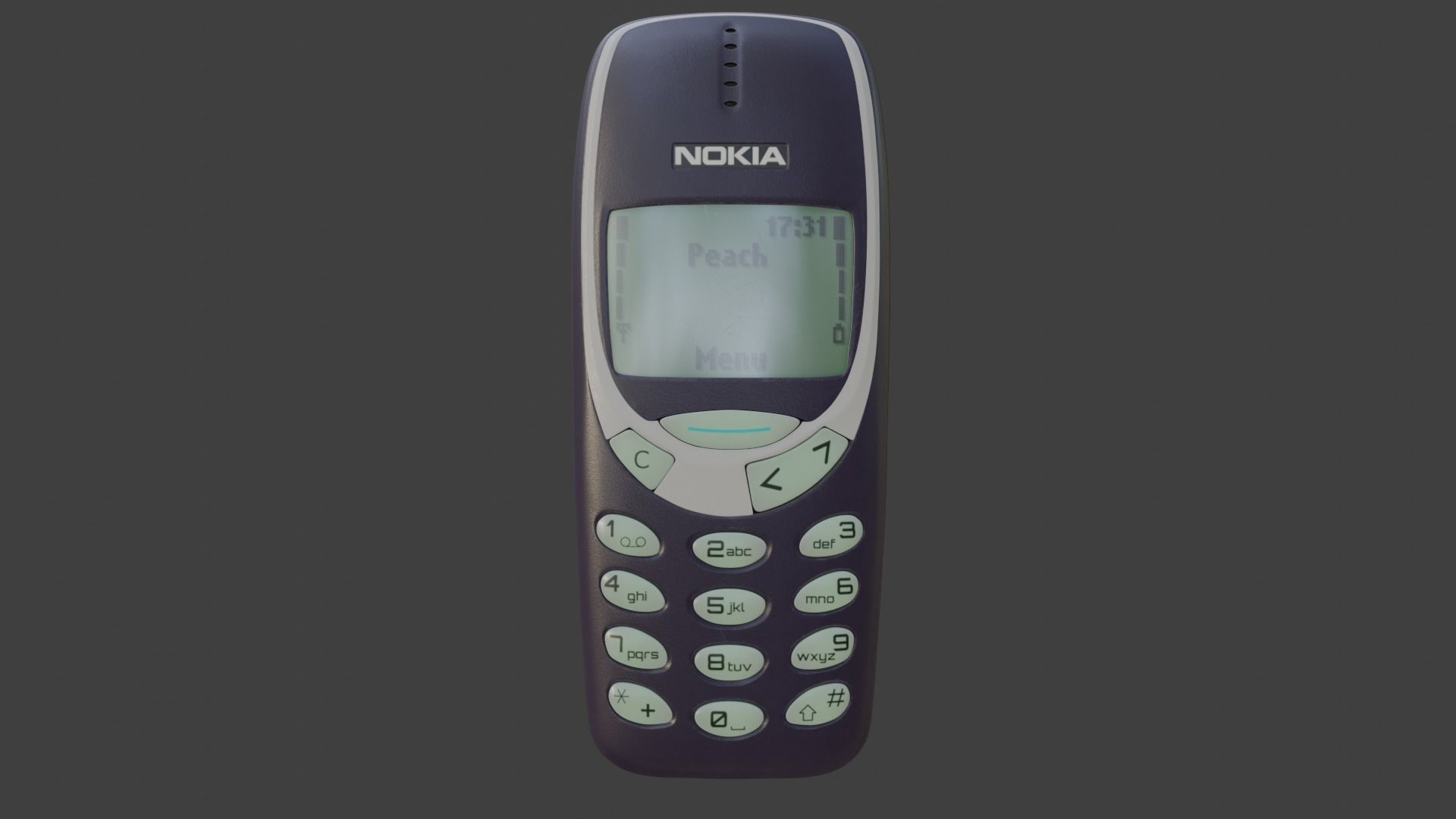 Nokia 3310 with 3 color combination 3D Model Collection_9