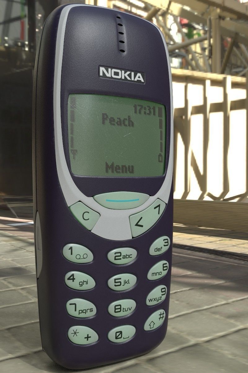 Nokia 3310 with 3 color combination 3D Model Collection_5