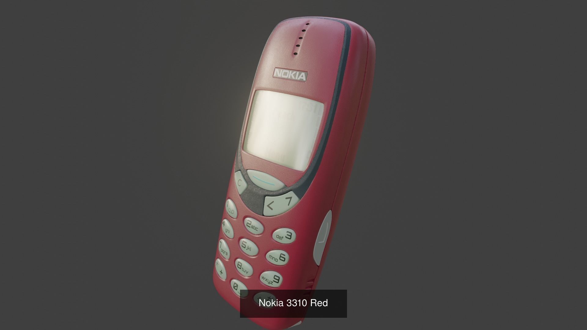 Nokia 3310 with 3 color combination 3D Model Collection_8