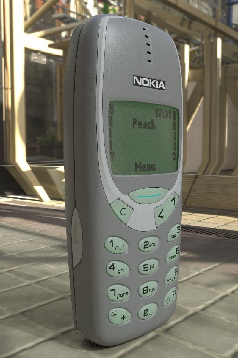 Nokia 3310 with 3 color combination 3D Model Collection_15
