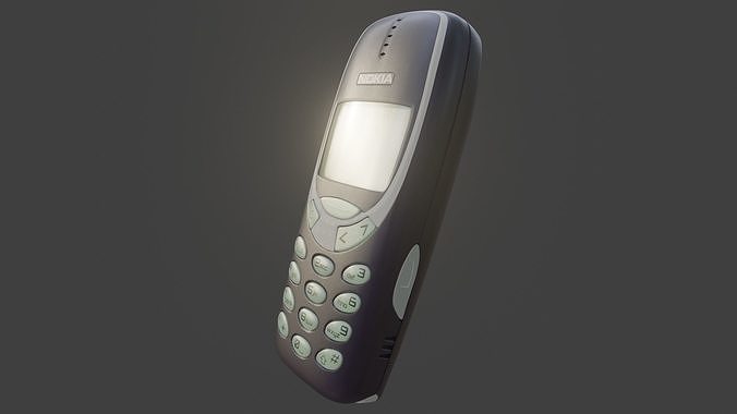 Nokia 3310 with 3 color combination 3D Model Collection