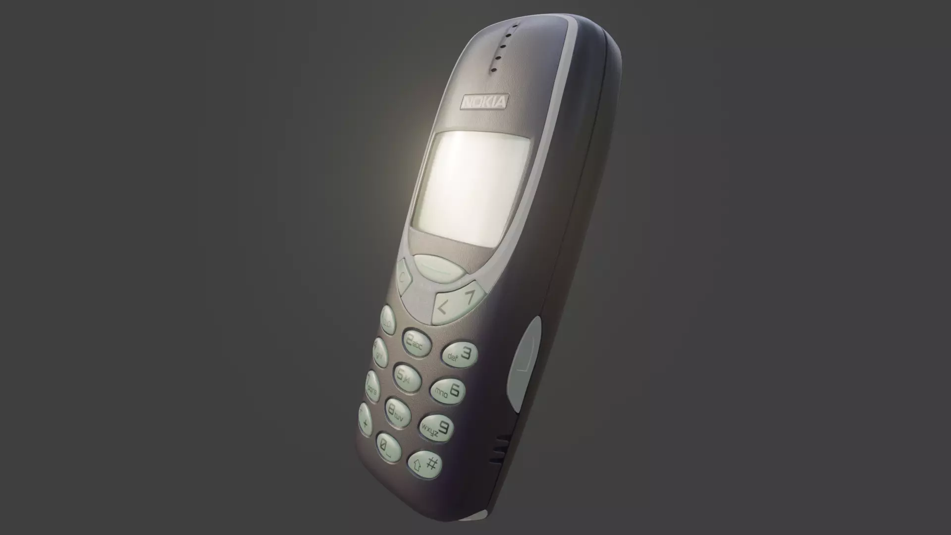 Nokia 3310 with 3 color combination 3D Model Collection_0