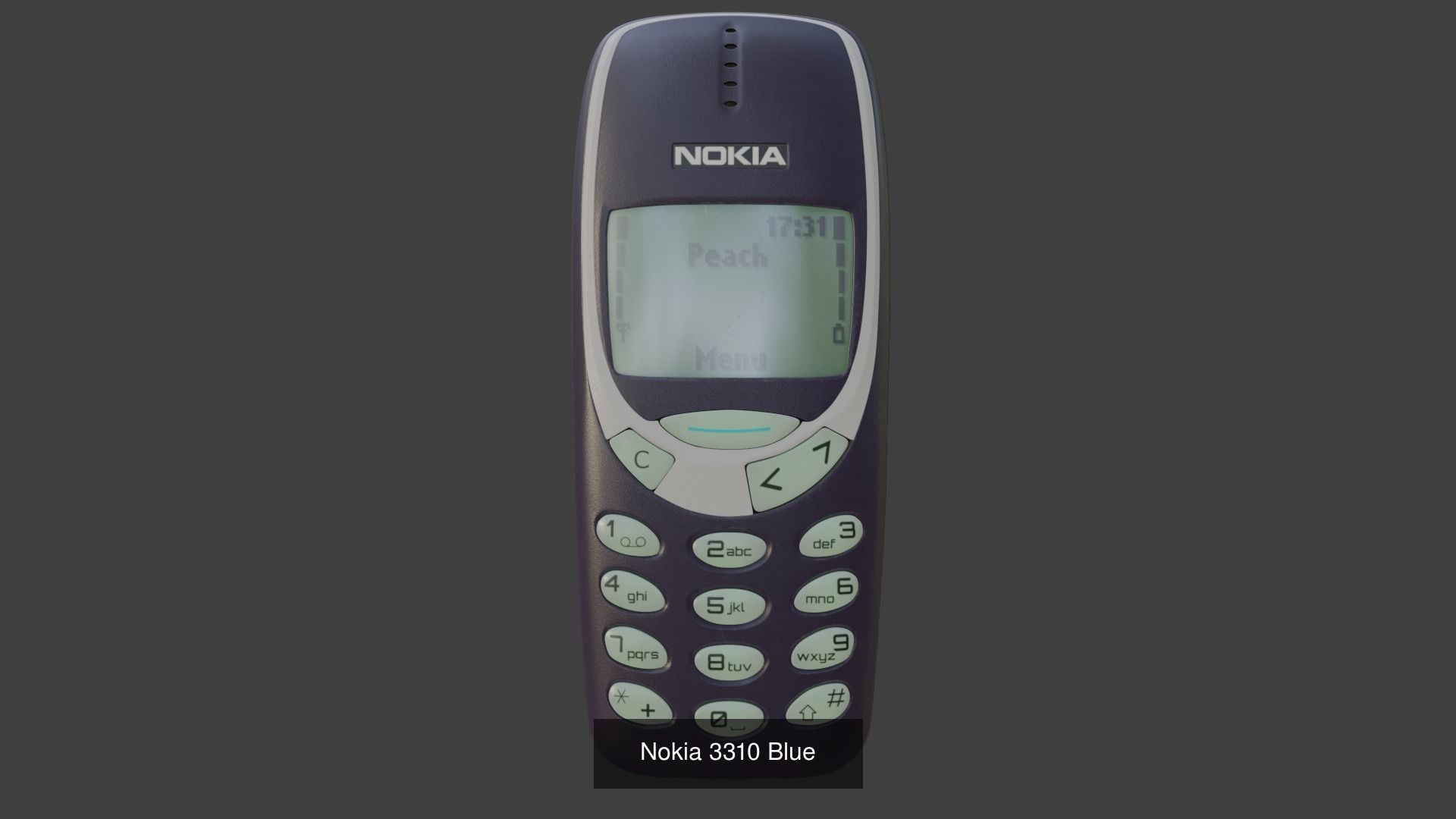 Nokia 3310 with 3 color combination 3D Model Collection_10