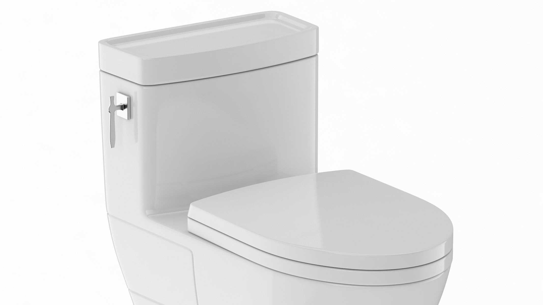 TOTO Aimes One-Piece Toilet 3D model_5