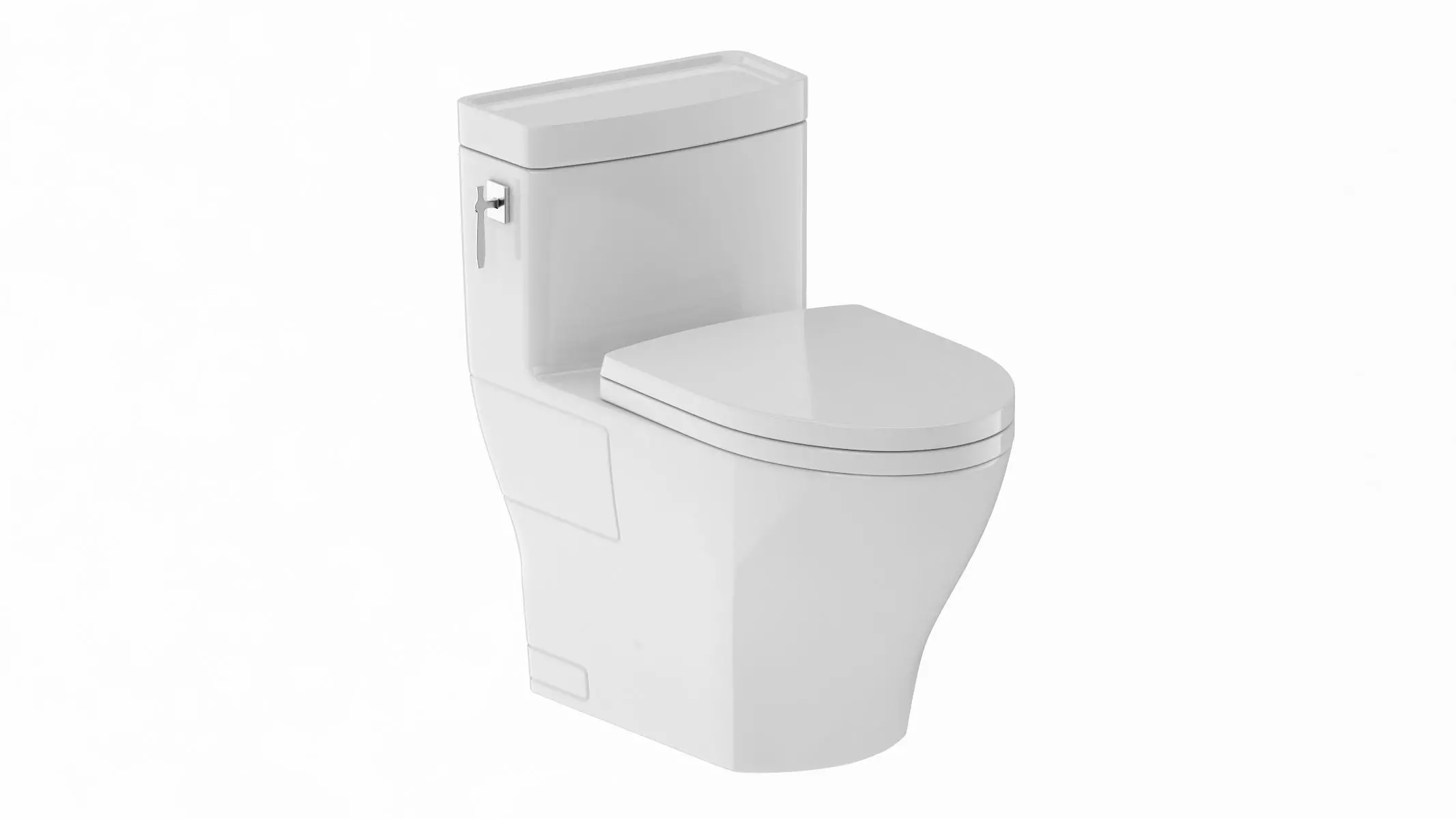 TOTO Aimes One-Piece Toilet 3D model_0