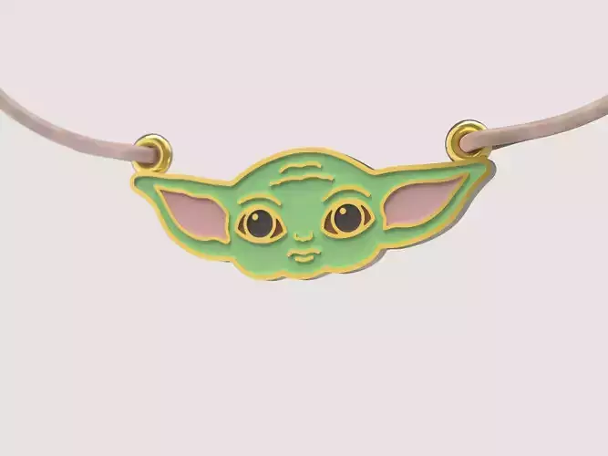 Baby yoda pendant