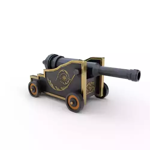Pirate Cannon stylized - PBR