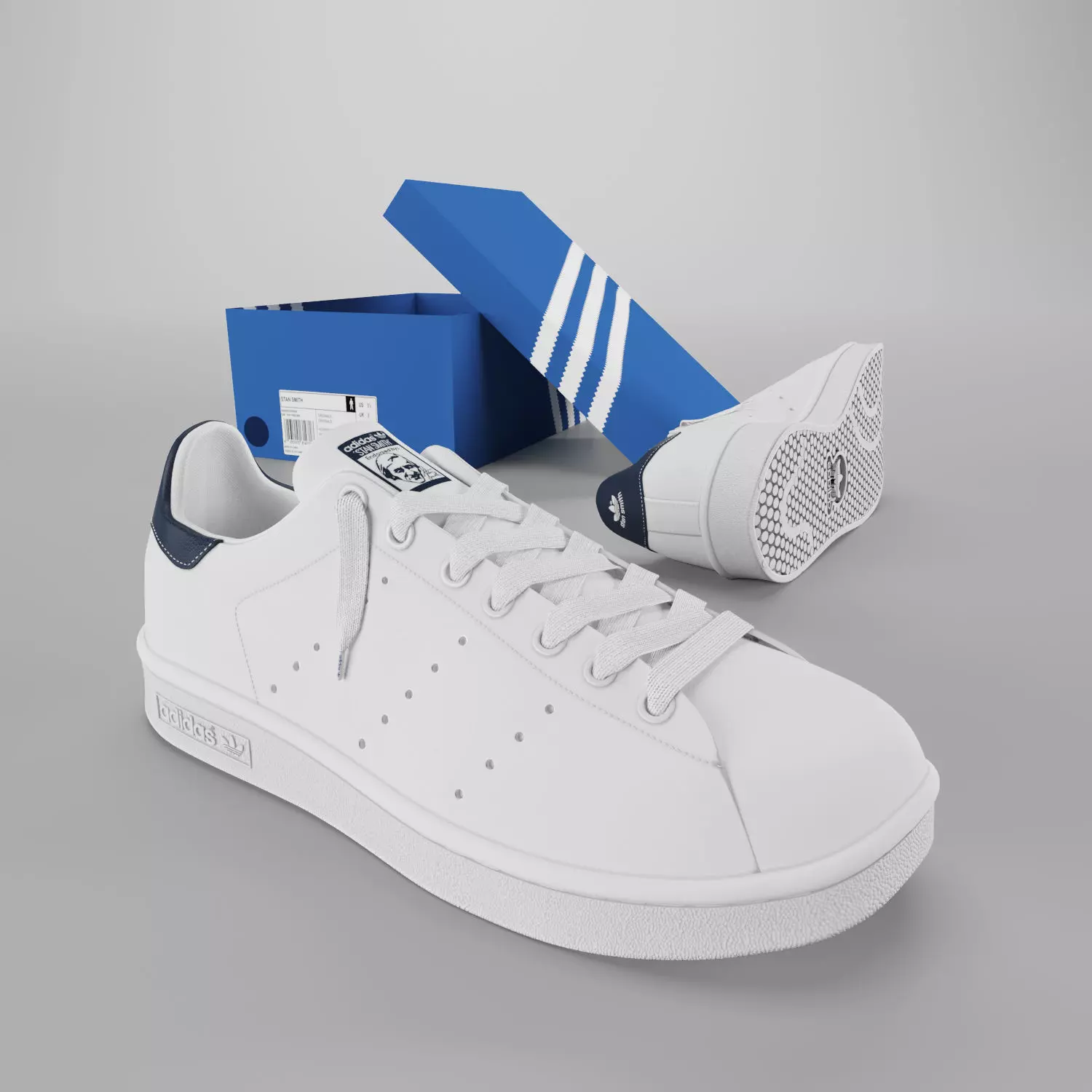 Sneakers adidas stan smith 3D model_0