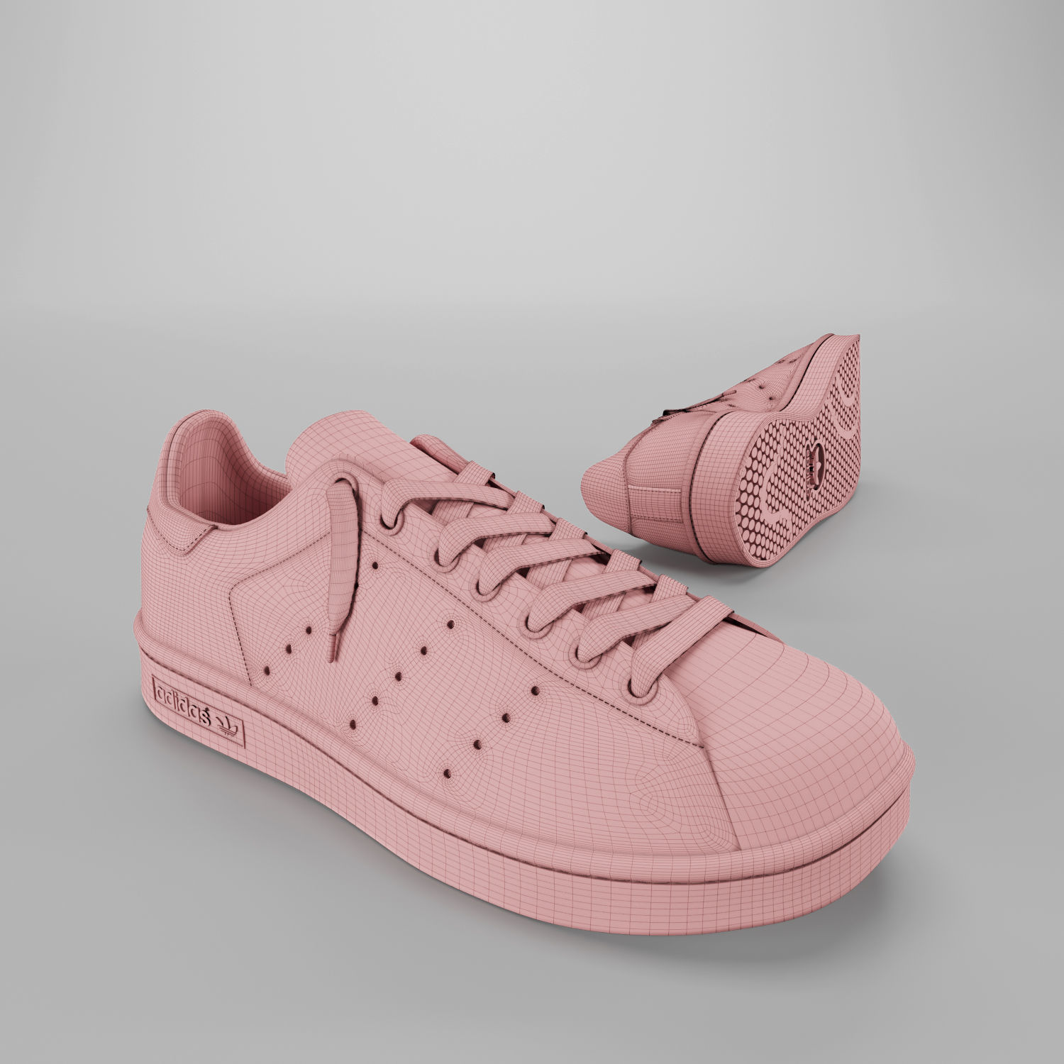 Sneakers adidas stan smith 3D model_1