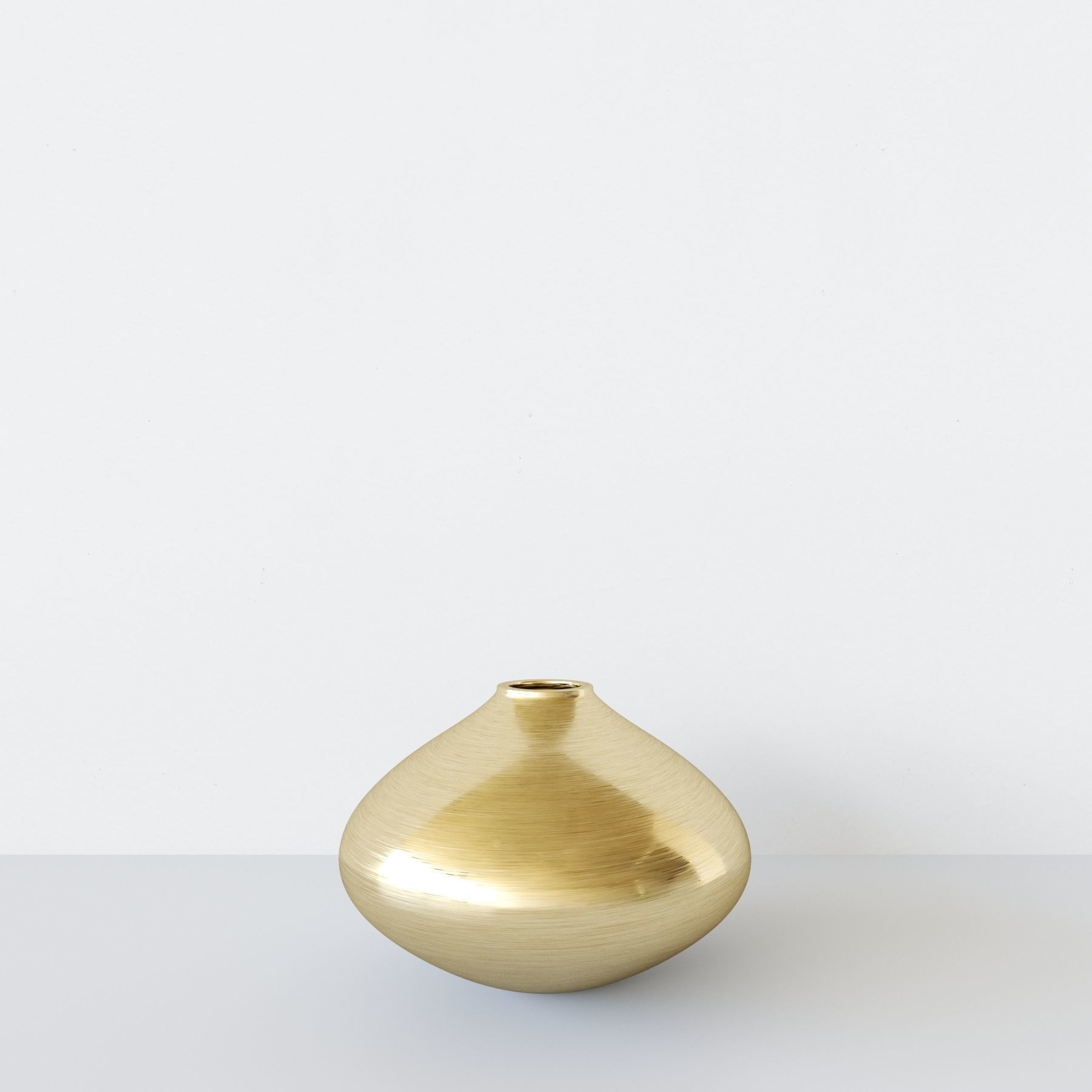 decorationset vase and leaf 3D model_8