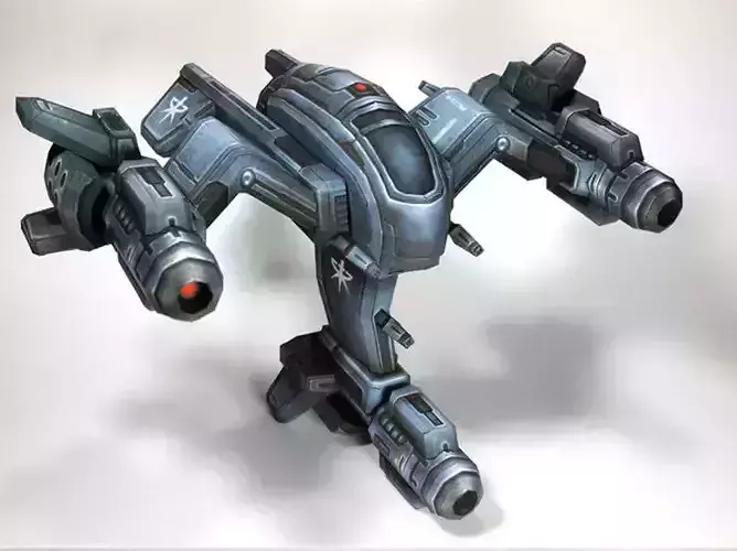 Starcraft Wraith 3D print model