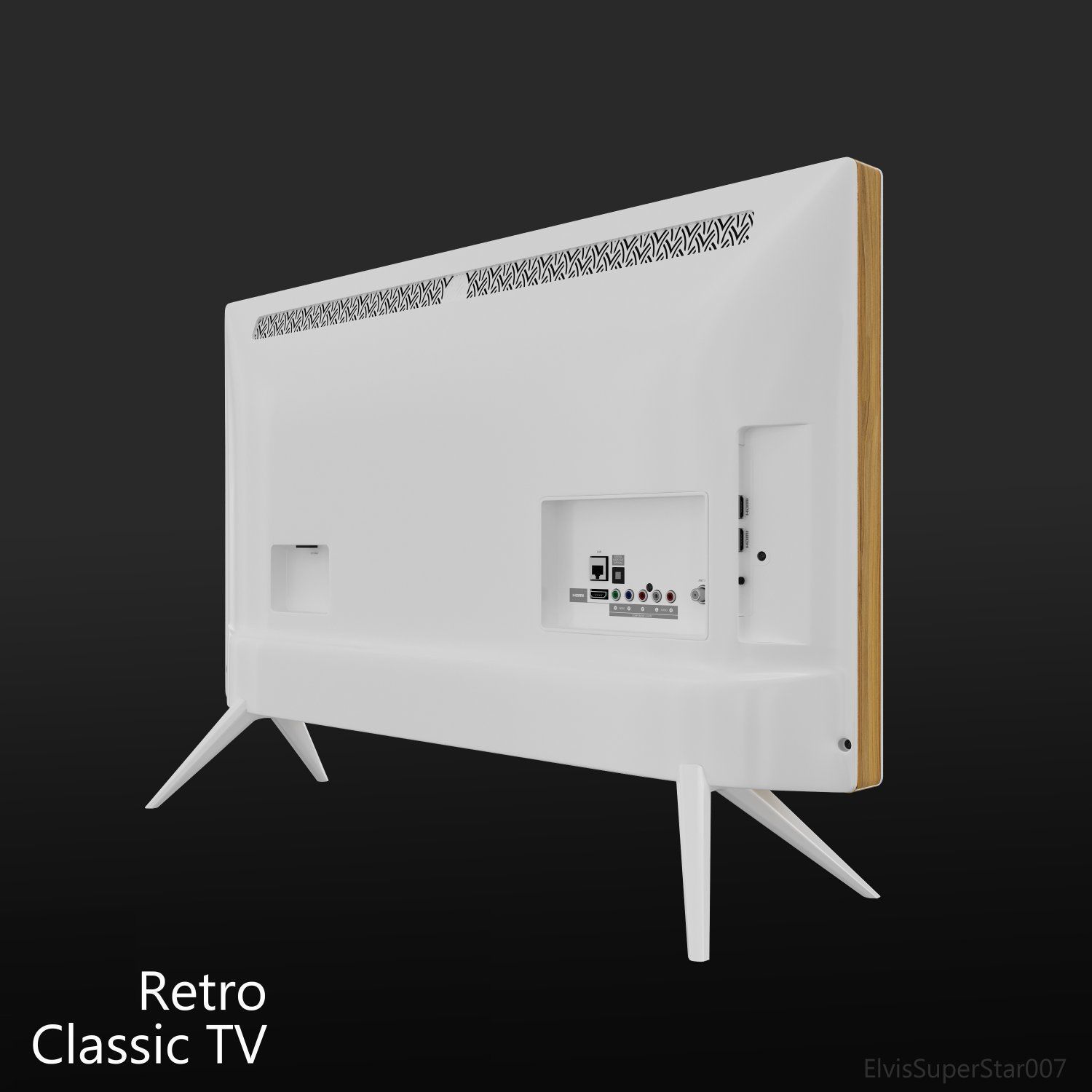LG Classic TV 2013 Retro design 3D model | CGTrader