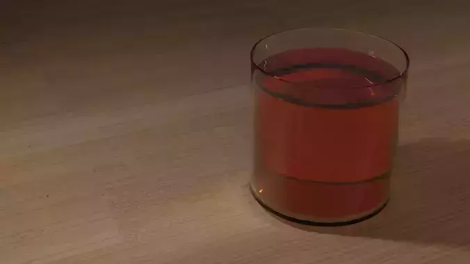 Whiskey Glass on a table top
