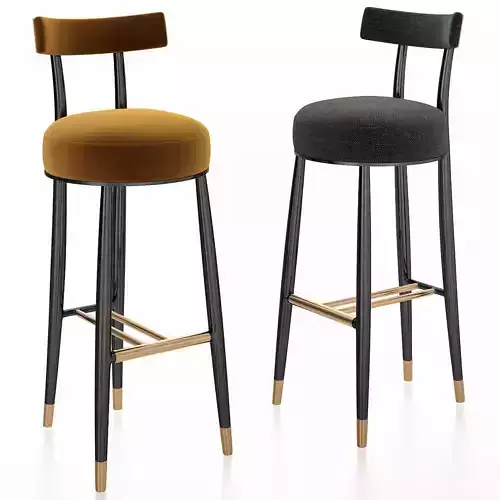 GILMORE BAR STOOL 3d model Low-poly 3D model