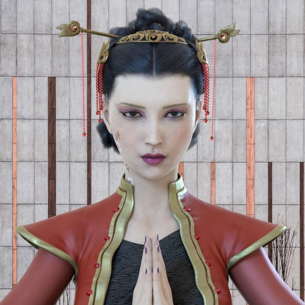 Daisuki Japanese Teen For Genesis 8 Female 3D model_2