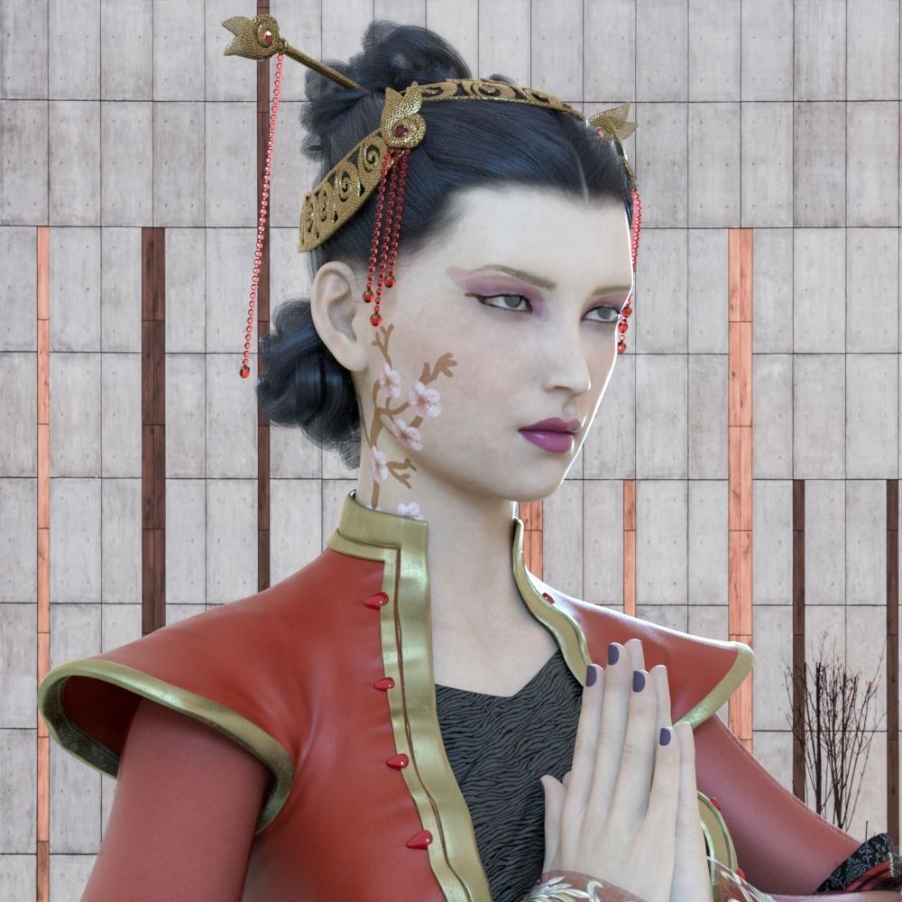 Daisuki Japanese Teen For Genesis 8 Female 3D model_3
