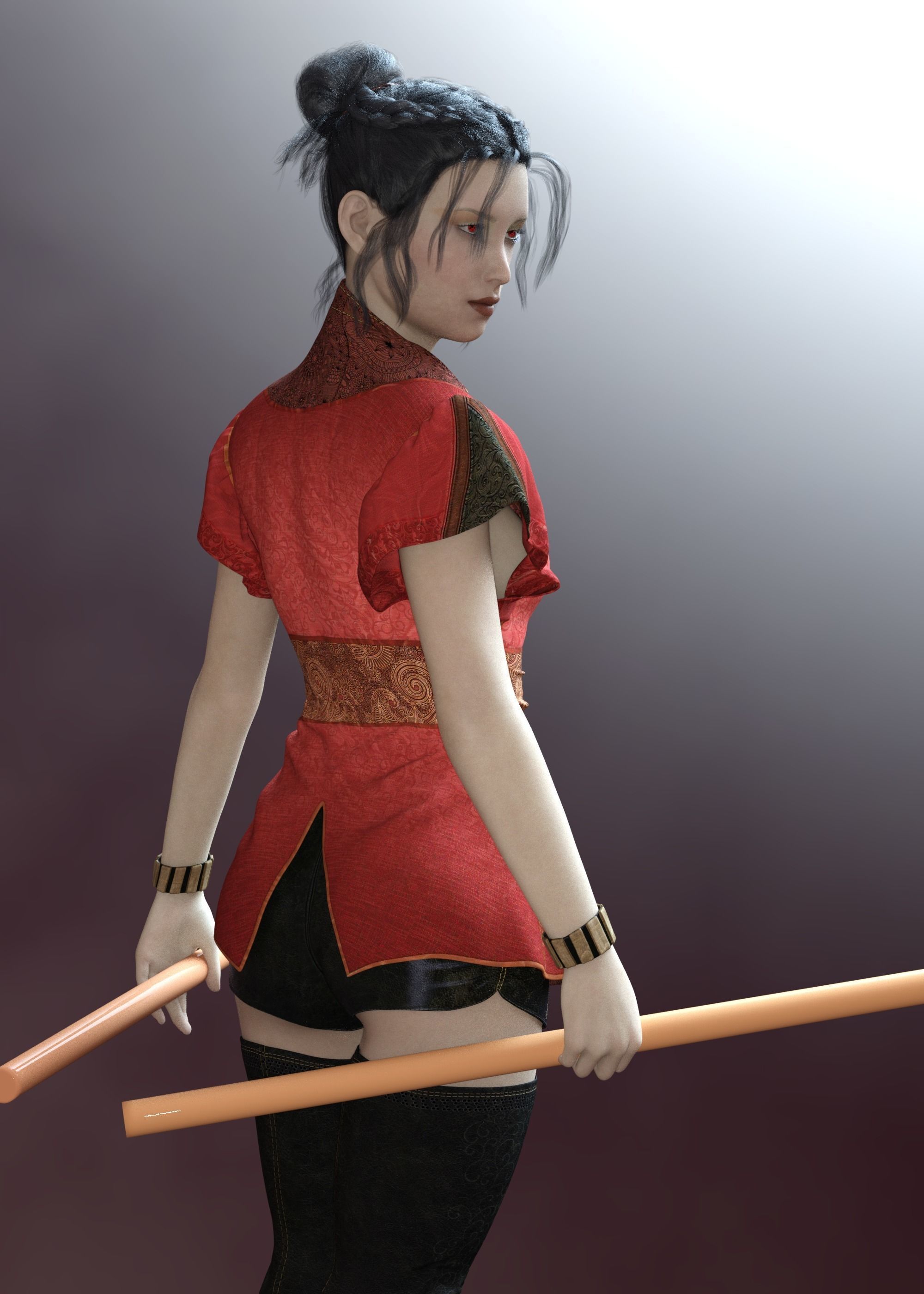 Daisuki Japanese Teen For Genesis 8 Female 3D model_10