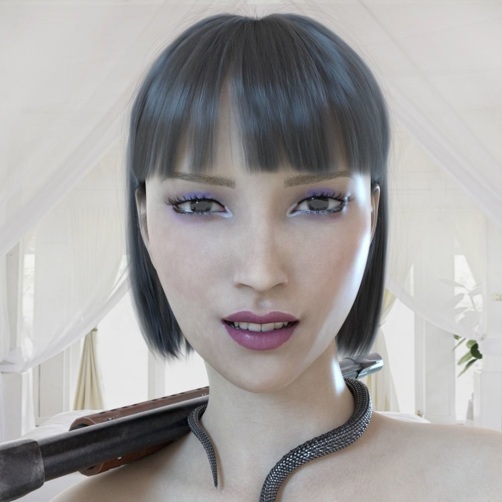 Daisuki Japanese Teen For Genesis 8 Female 3D model_8