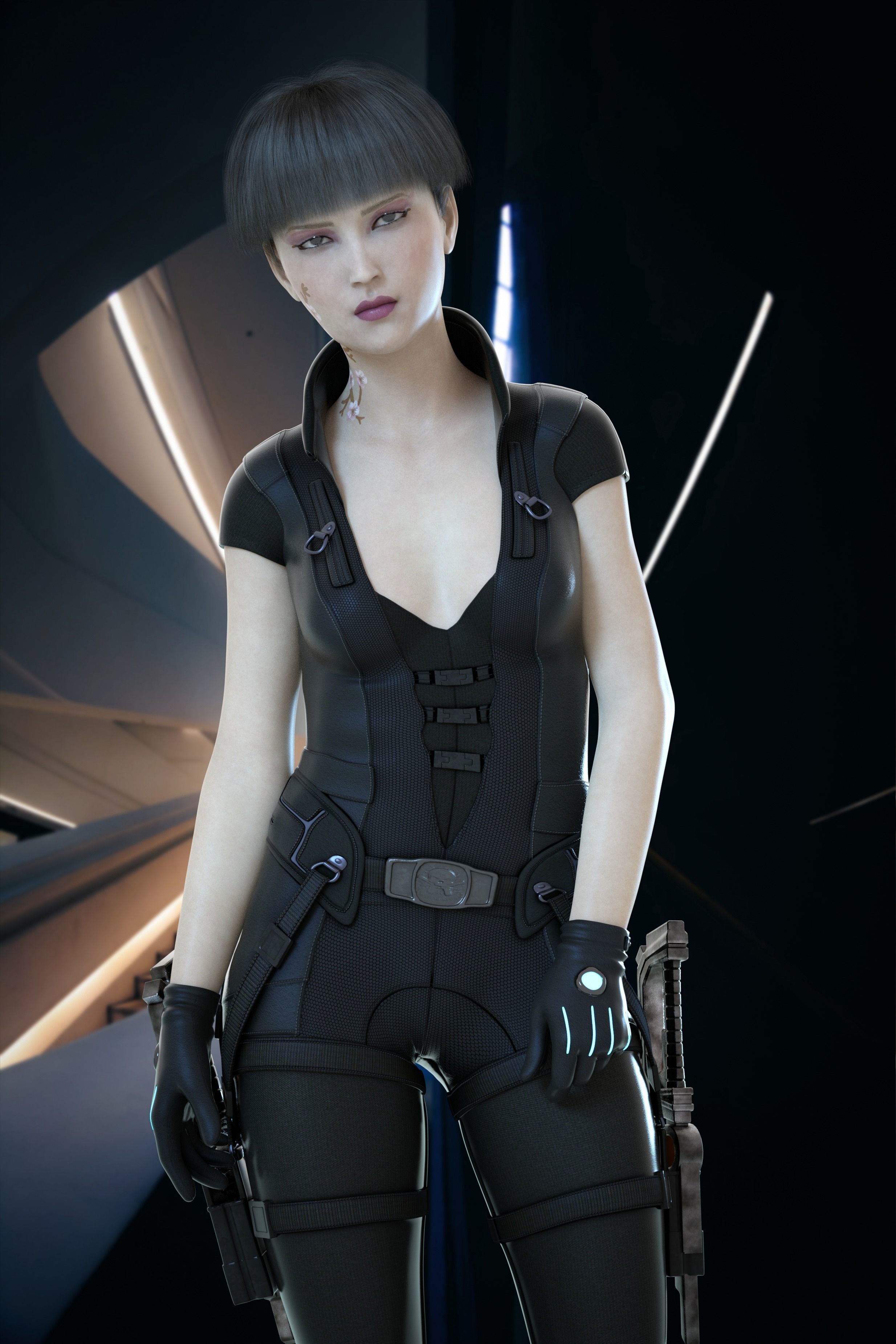 Daisuki Japanese Teen For Genesis 8 Female 3D model_9