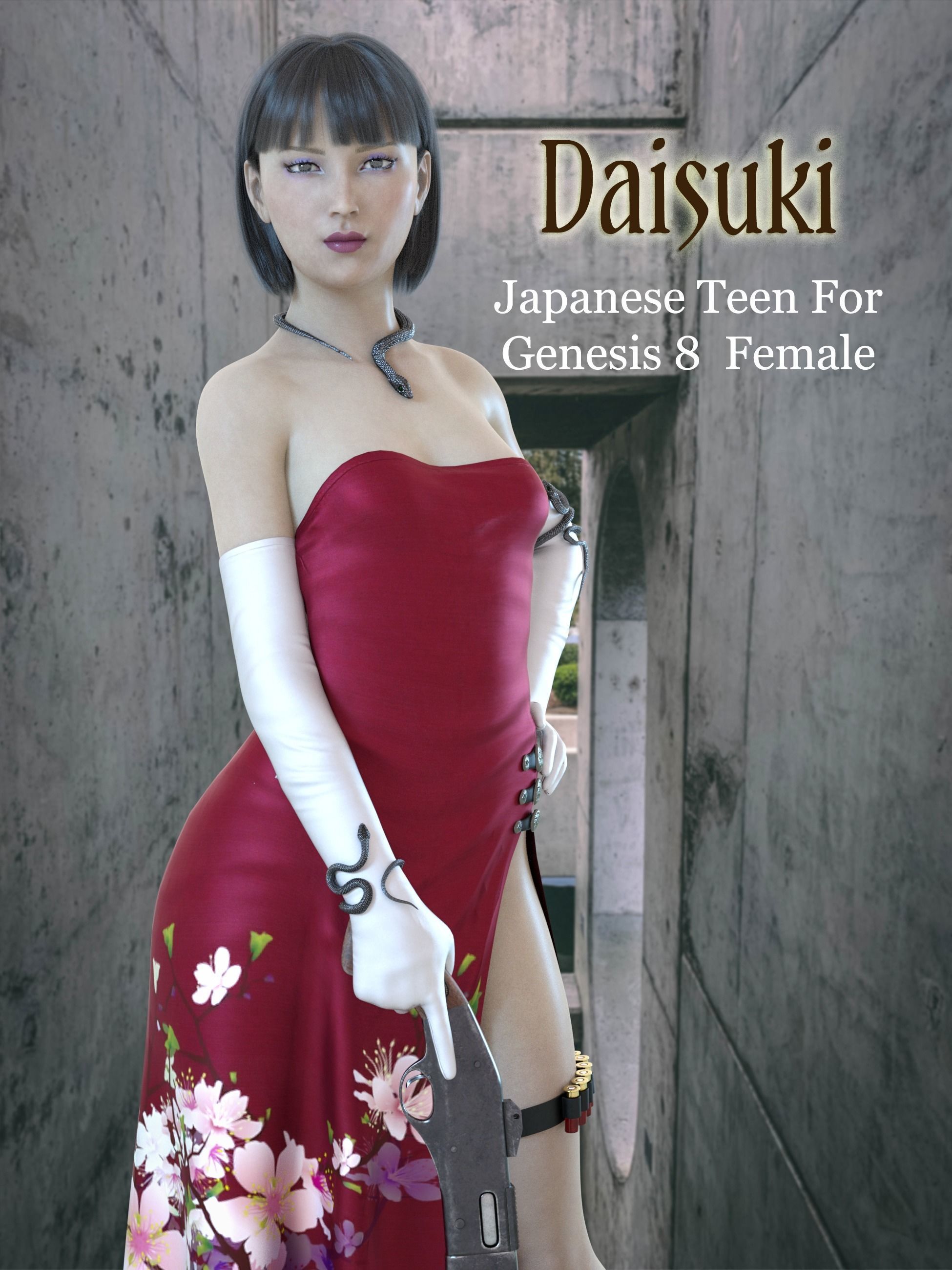 Daisuki Japanese Teen For Genesis 8 Female 3D model_1