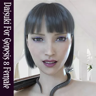 Daisuki Japanese Teen For Genesis 8 Female 3D model_0