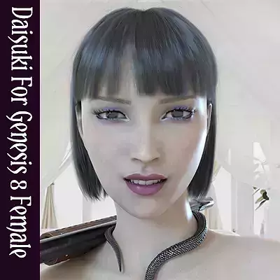 Daisuki Japanese Teen For Genesis 8 Female 3D model