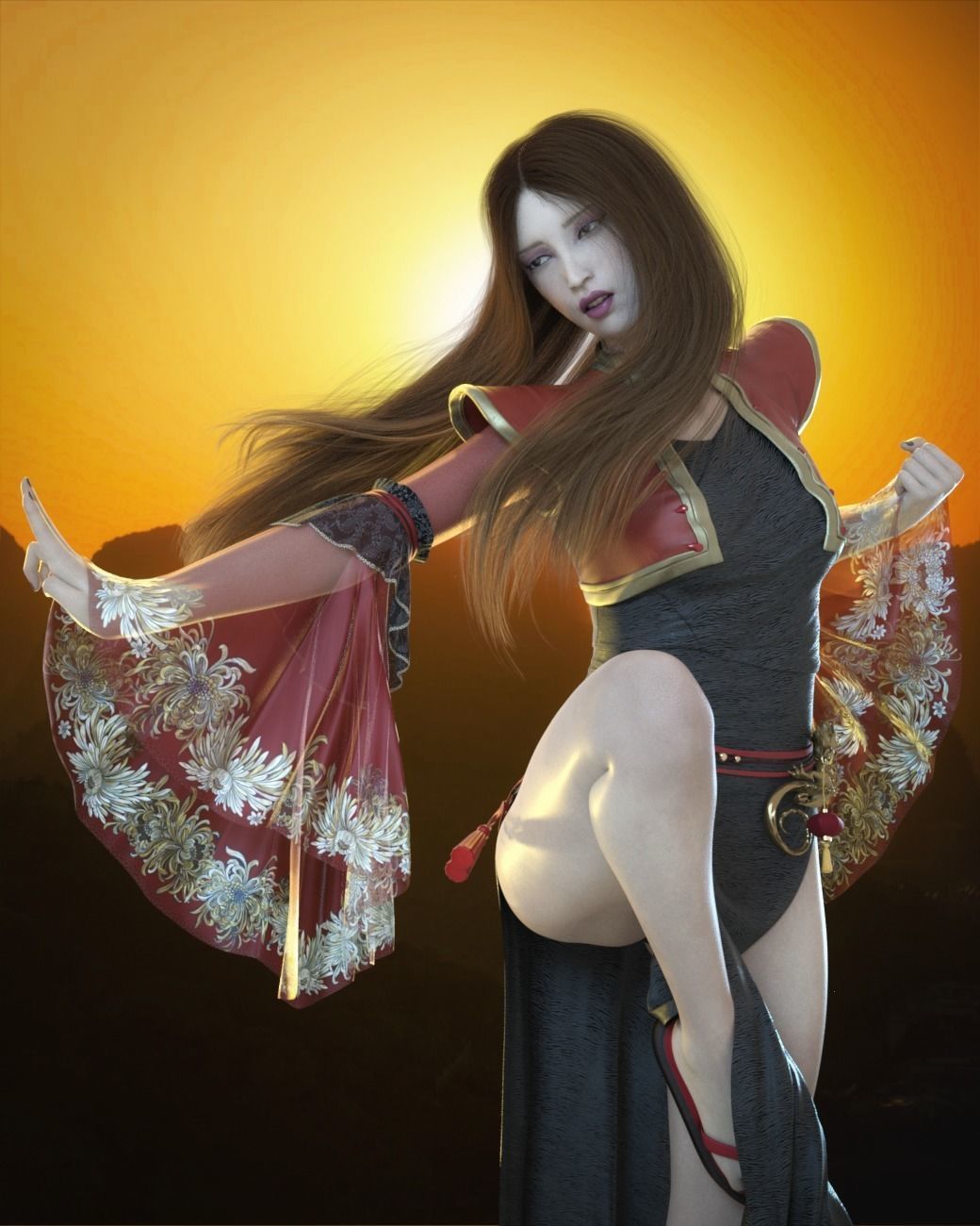 Daisuki Japanese Teen For Genesis 8 Female 3D model_5
