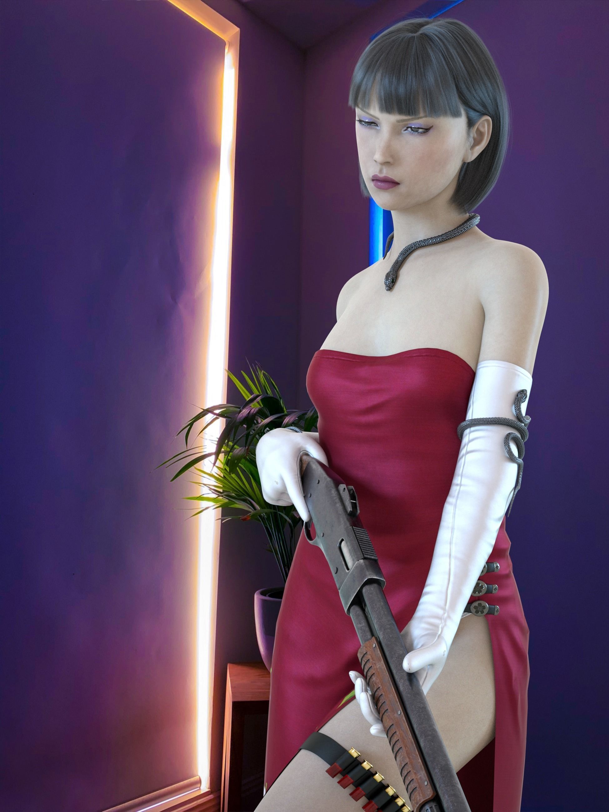 Daisuki Japanese Teen For Genesis 8 Female 3D model_6