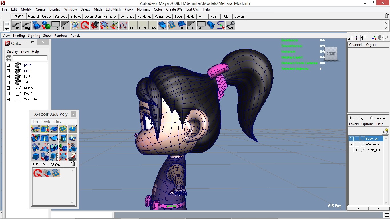 Jamie and Melissa Combo pack 3D model_15