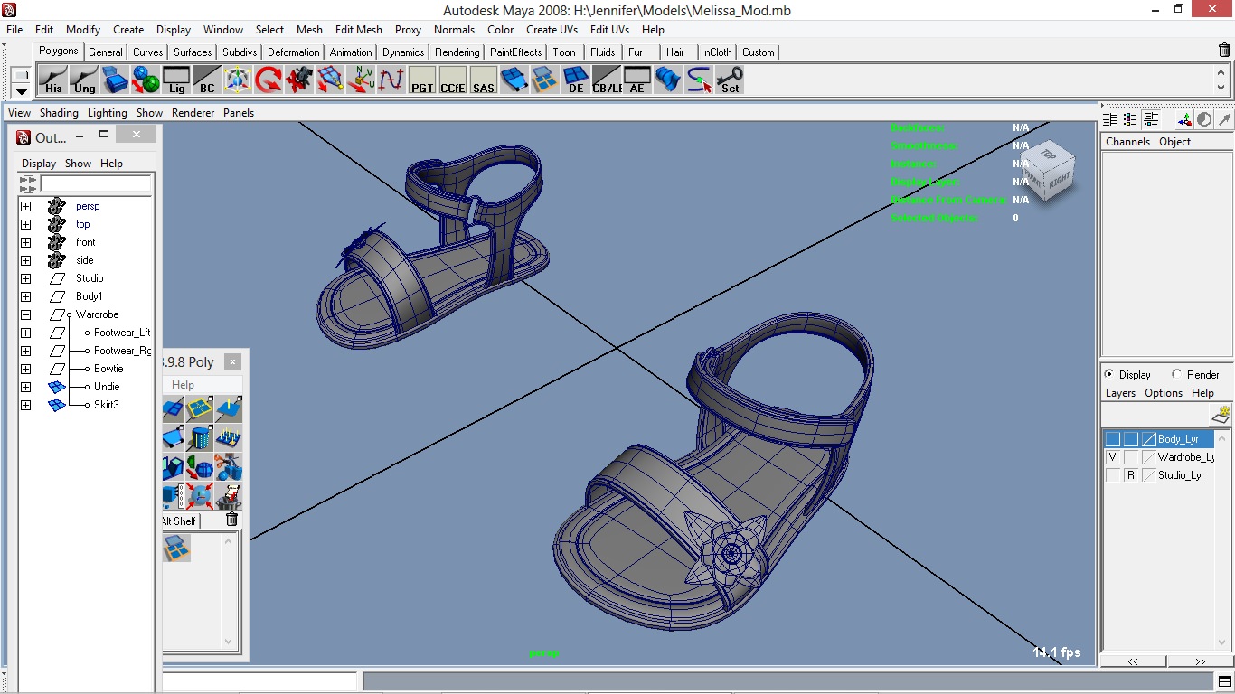 Jamie and Melissa Combo pack 3D model_11