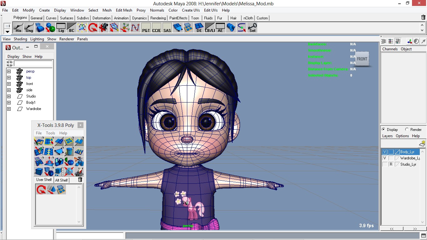 Jamie and Melissa Combo pack 3D model_12