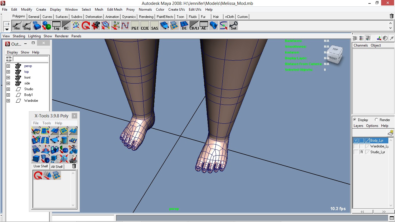 Jamie and Melissa Combo pack 3D model_7