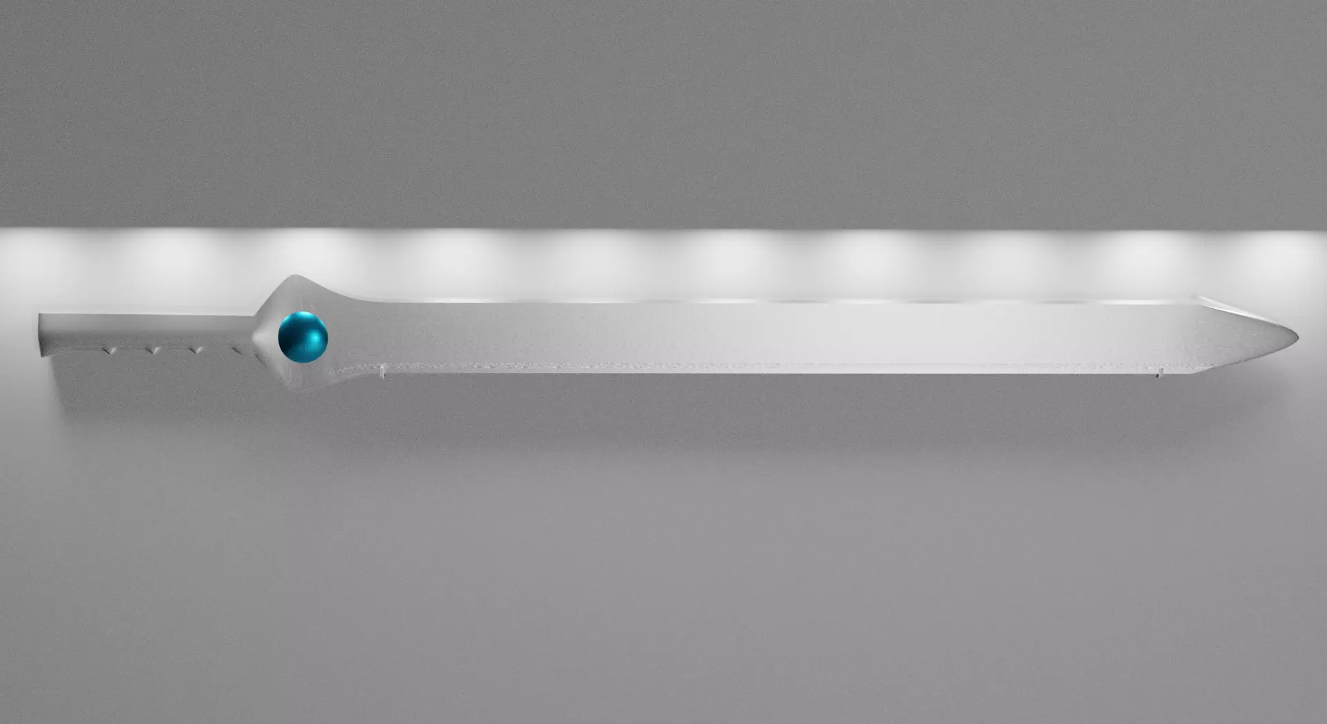 imaginary sword of knight  Free 3D model_0