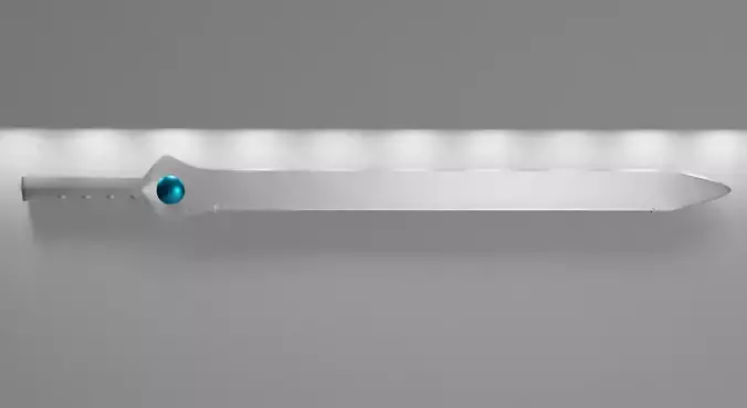 imaginary sword of knight 