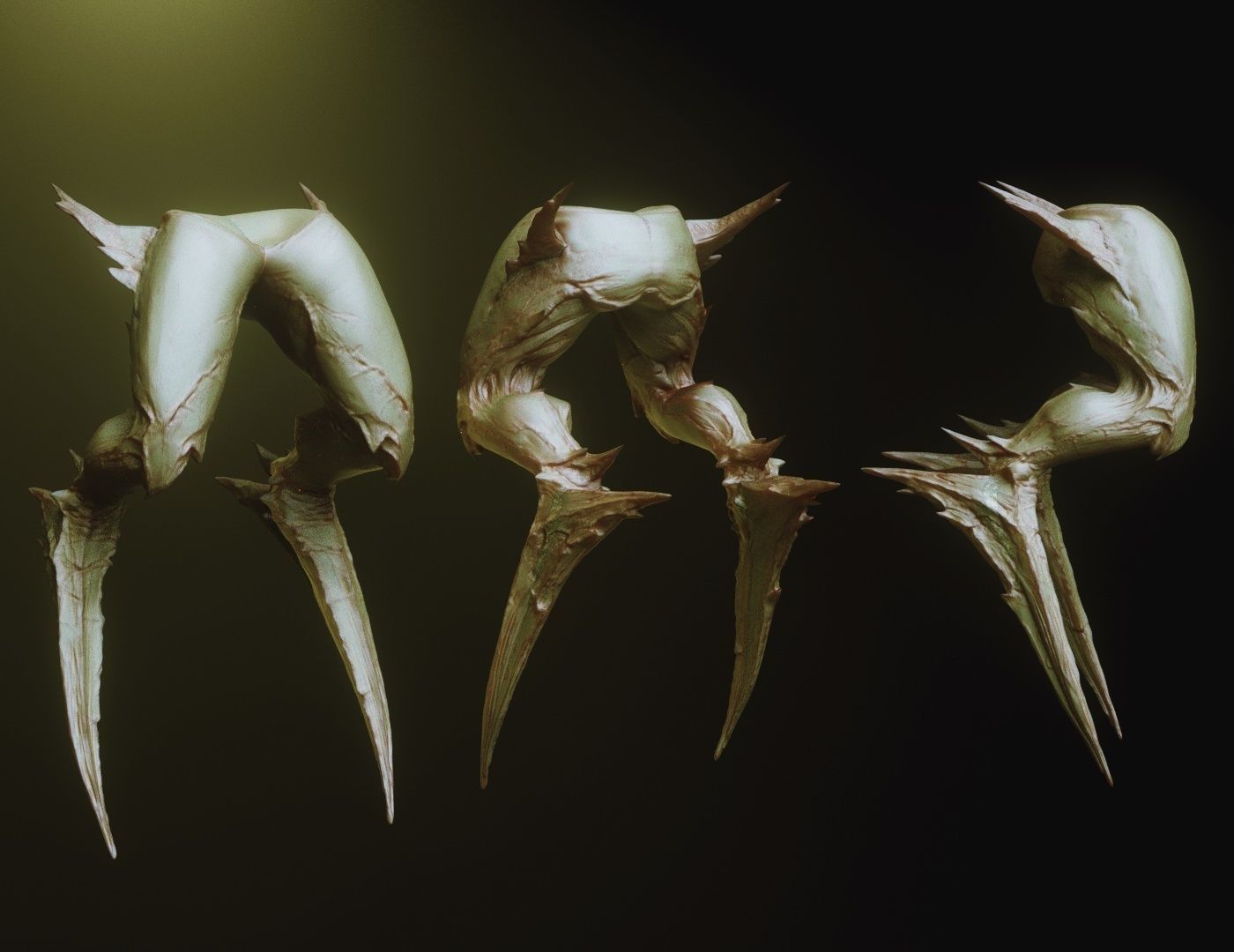 LEGS - 33 Character and Creature Insert meshes plus OBJs 3D model_7