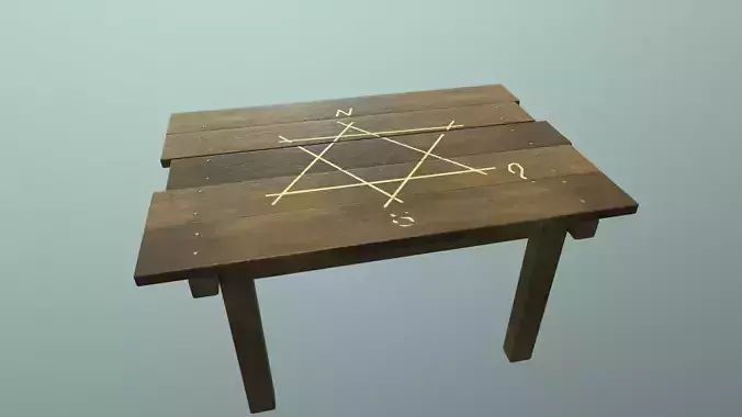 wood table