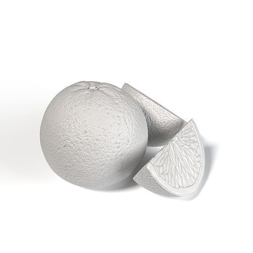 Orange  3D model 6