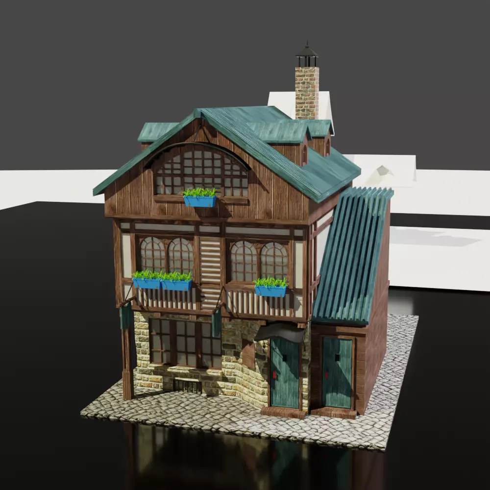 Little Shop Free 3D model