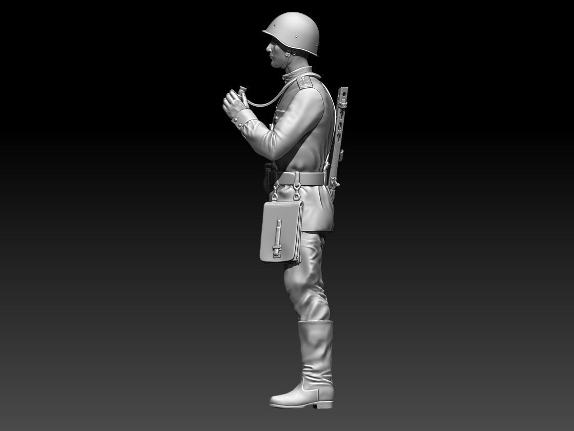 Officer soldier Russia 3D print model_14