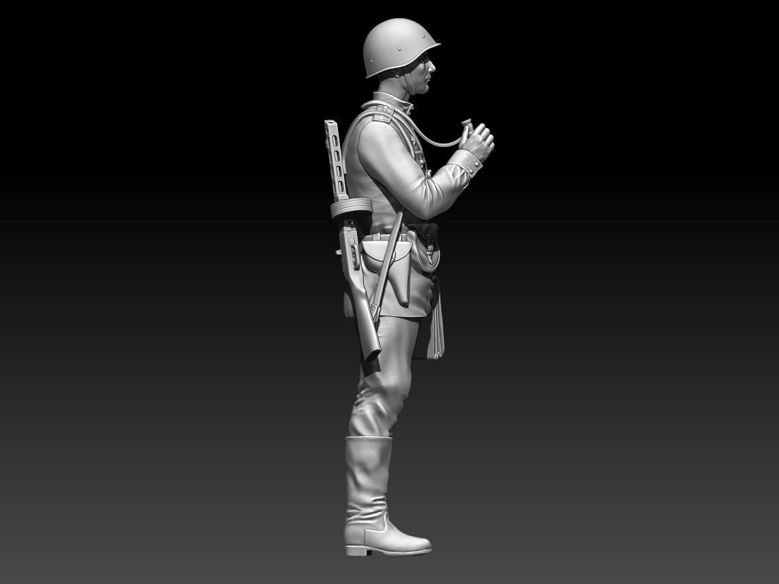 Officer soldier Russia 3D print model_51