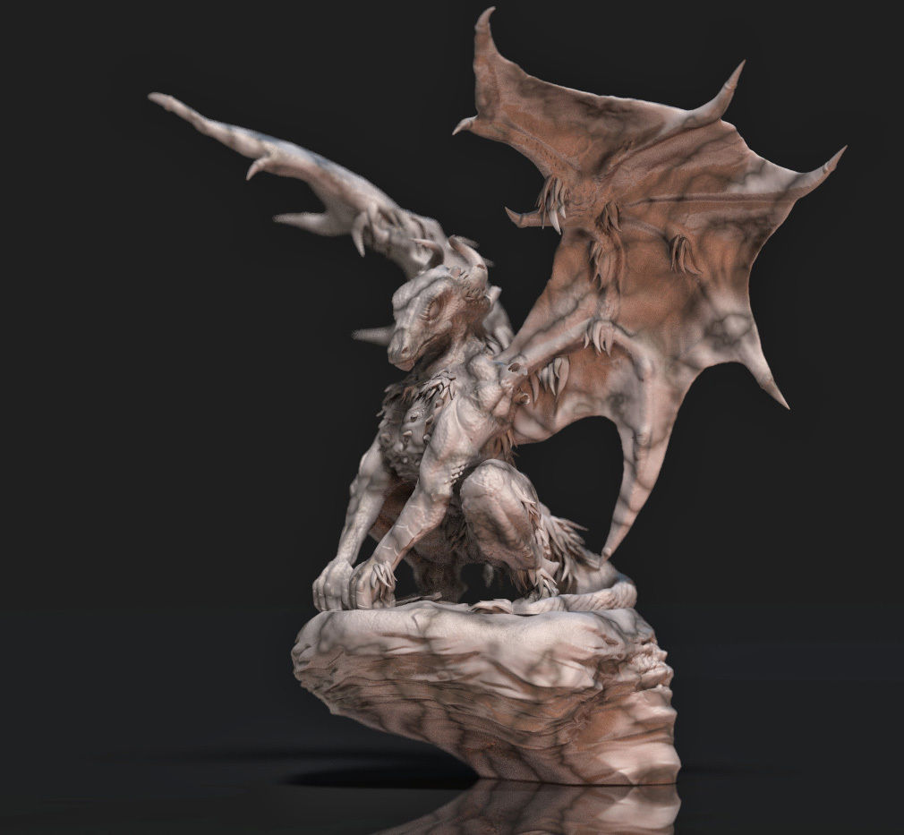 Alpine Dragon 3D print model_3
