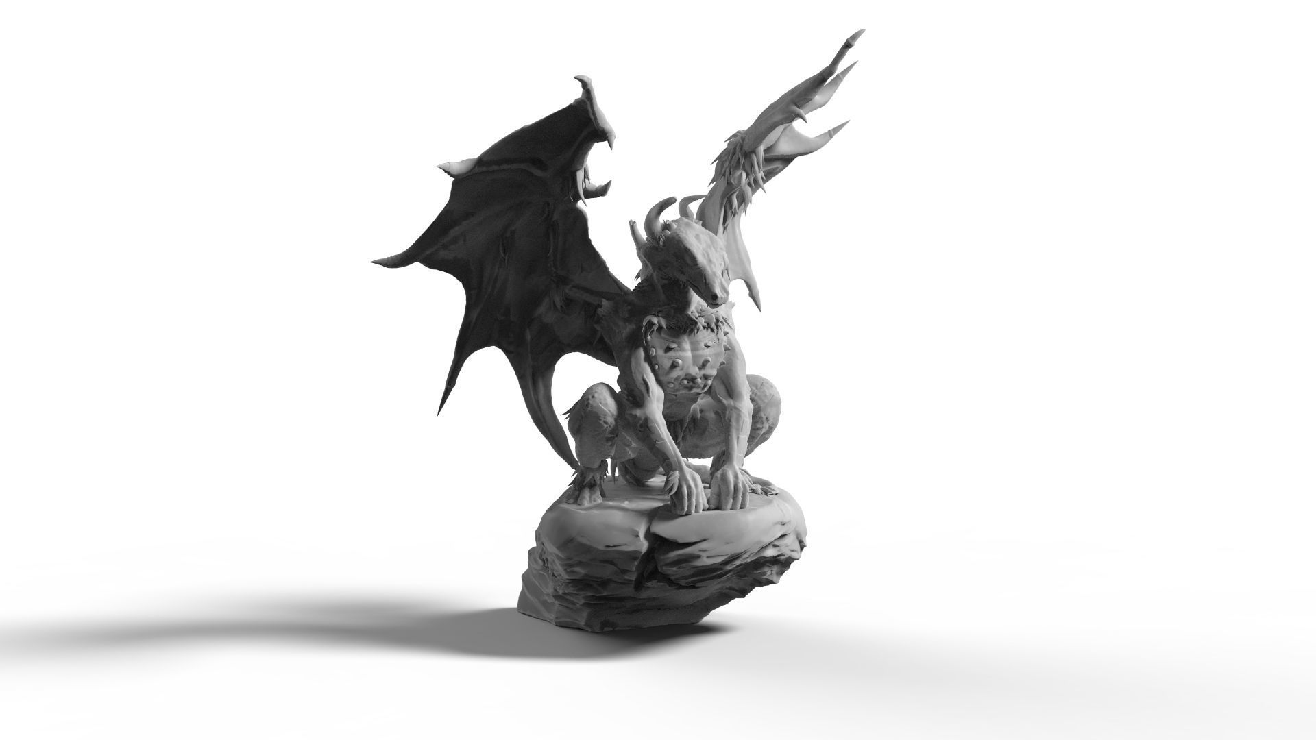 Alpine Dragon 3D print model_1