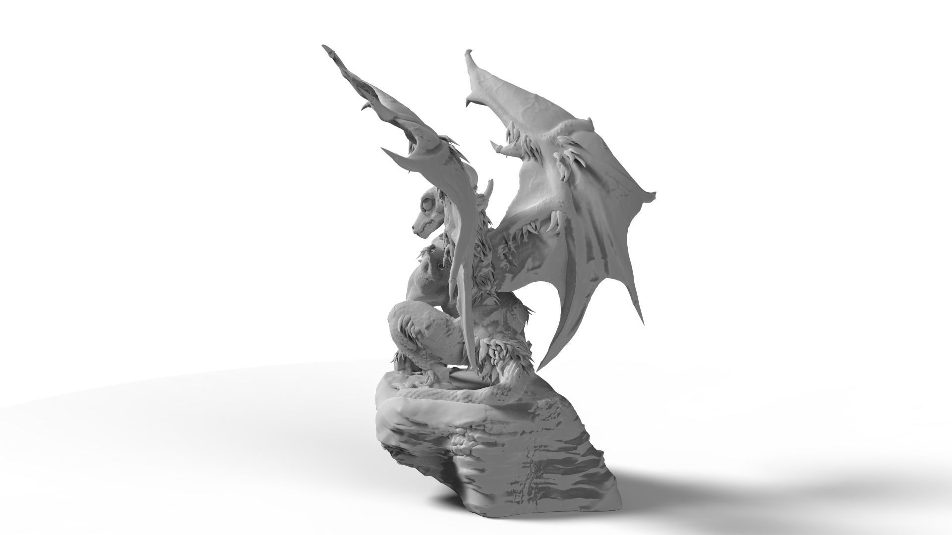 Alpine Dragon 3D print model_2