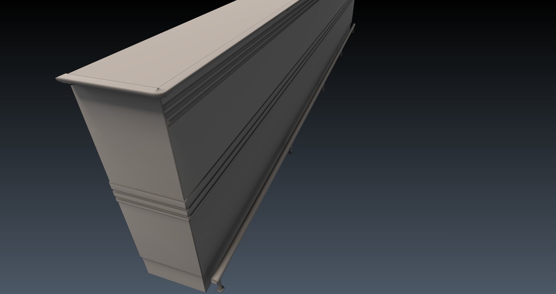 Low-Poly 80s Diner Pack Low-poly 3D model_25