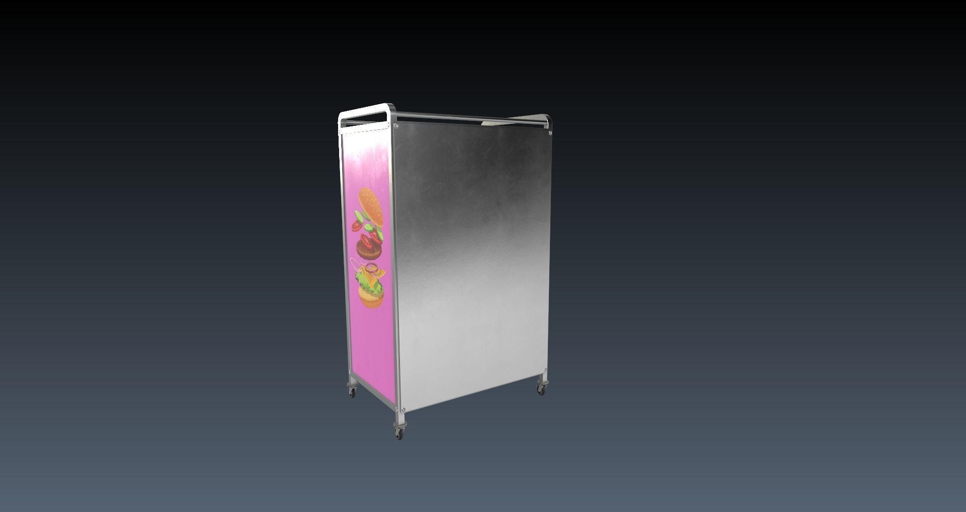 Low-Poly 80s Diner Pack Low-poly 3D model_60