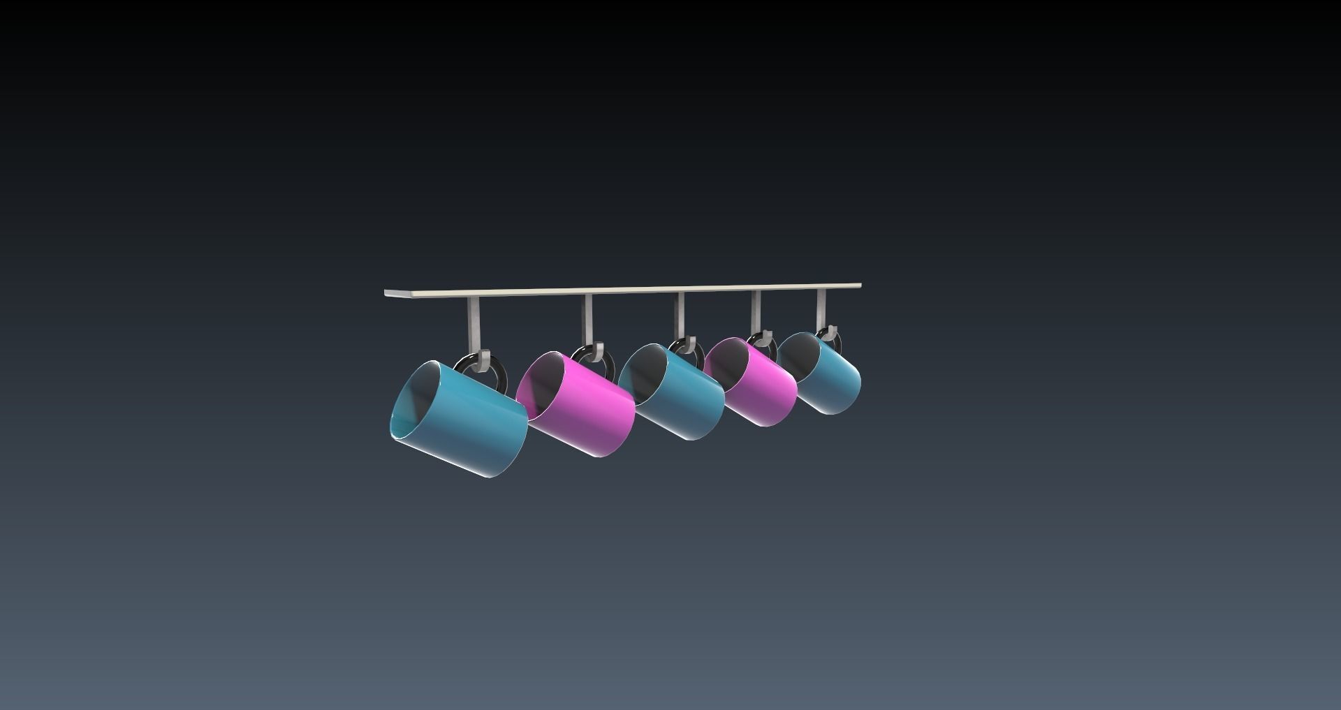 Low-Poly 80s Diner Pack Low-poly 3D model_28